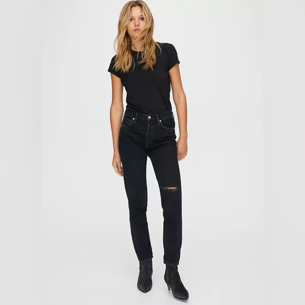 Citizens of Humanity | liya high rise classic fit crop | 27